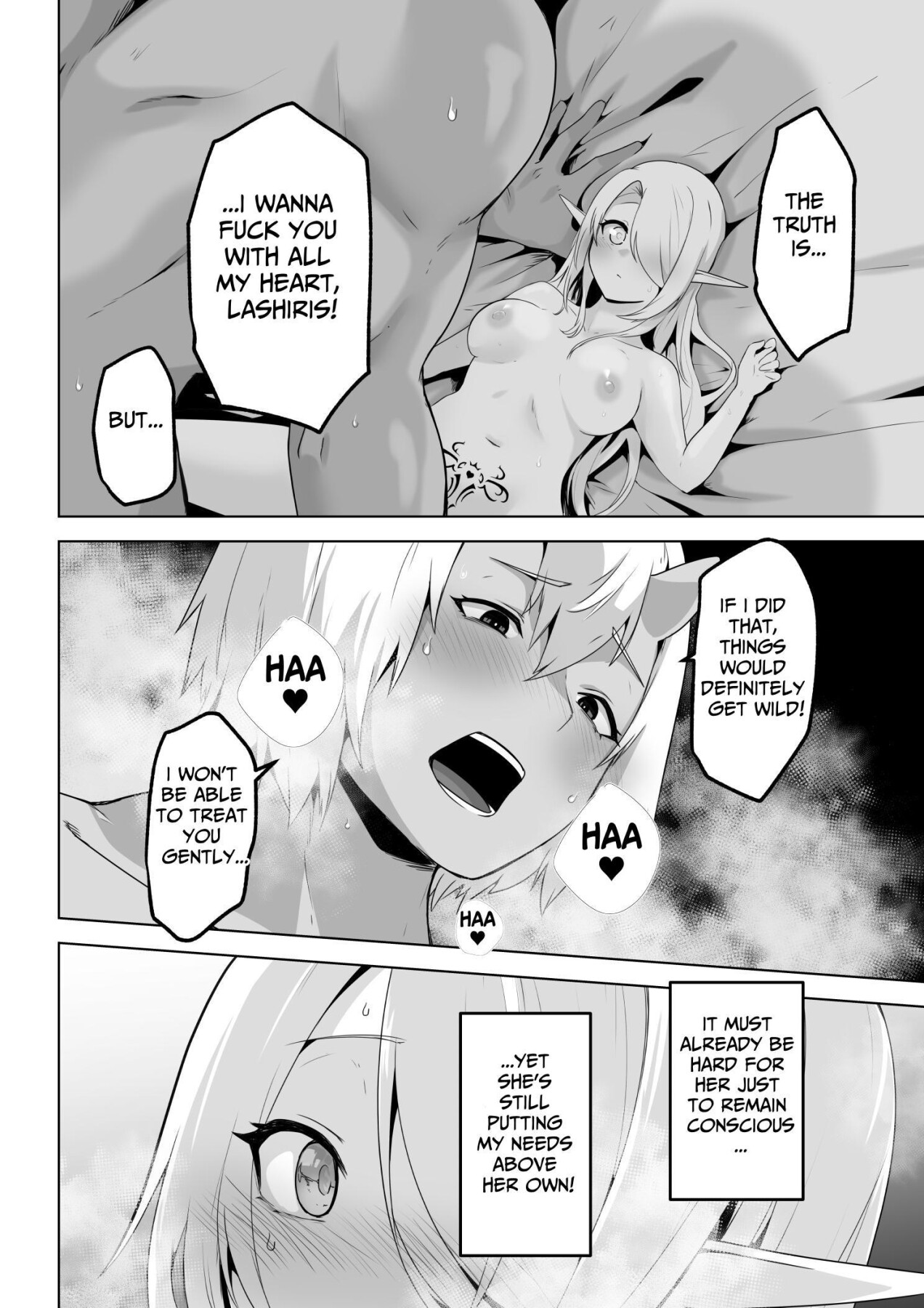 Hentai Manga Comic-Lustful Elf Wants To Be Violated Against Her Will-Read-30